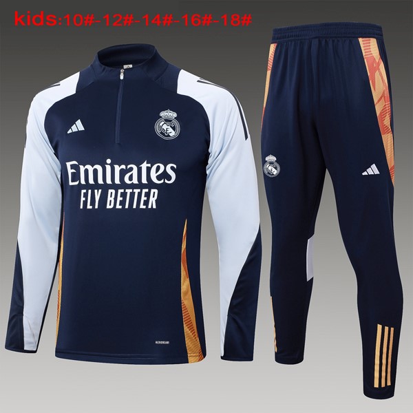 Niños Sudadera De Training Real Madrid 2024/2025 Azul 5